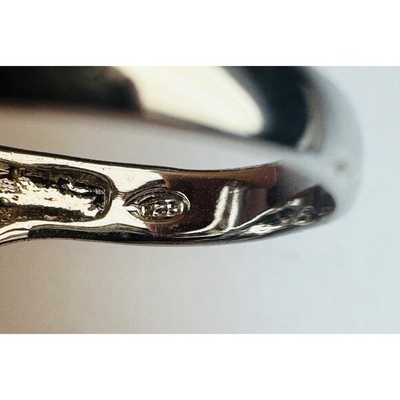 Estate Sterling Silver 925 Wave Wrap Ring Size 9 Sculptural Modern Design - Picture 9 of 11